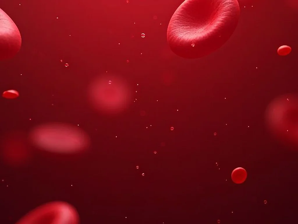 Blood Biomarker Analysis test — vials and lab equipment